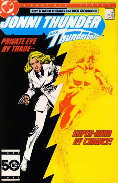 Jonni Thunder Thunderbolt 3 DC 1985 Detective