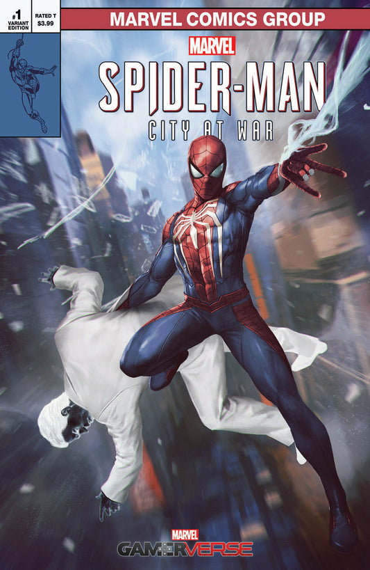 MARVELS SPIDER-MAN CITY AT WAR #1 (OF 6) Skan Srisuwan Variant Amazing Fantasy 15 Homage PS4 (03/20/2019) MARVEL
