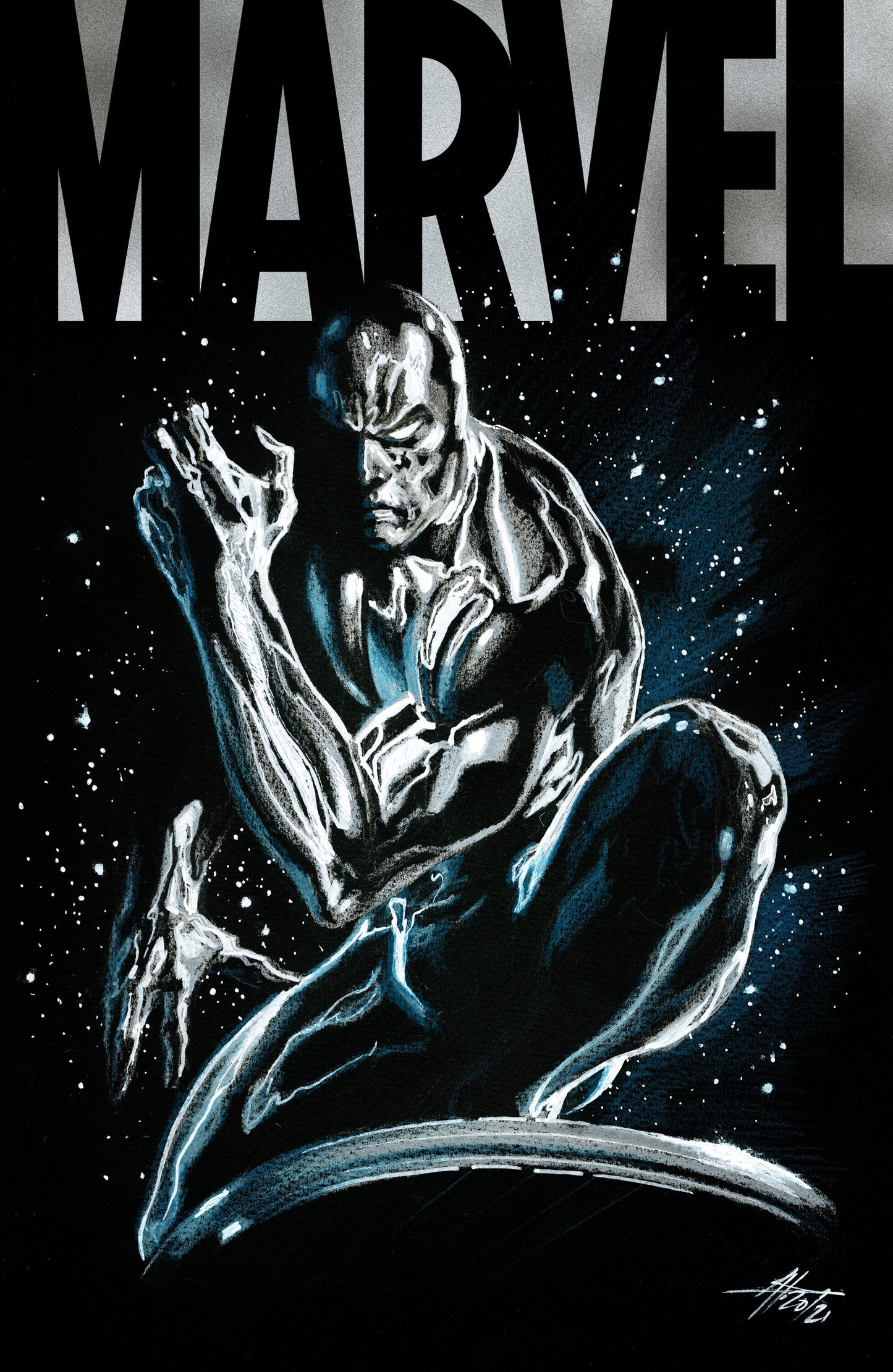 Marvel #6 (Of 6) Gabriele Dell'Otto Silver Surfer Variant (03/24/2021) Marvel