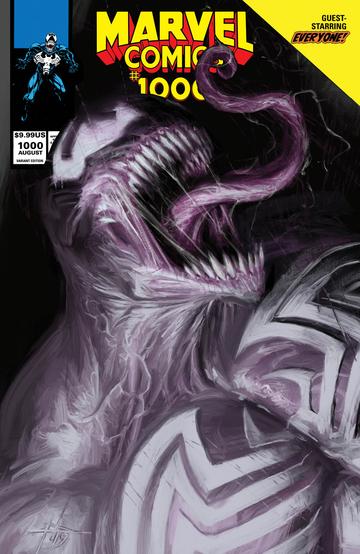 MARVEL Comics #1000 Gabriele Dell'Otto Venom Trade + Virgin Set Of 2 Variant (08/28/2019) MARVEL
