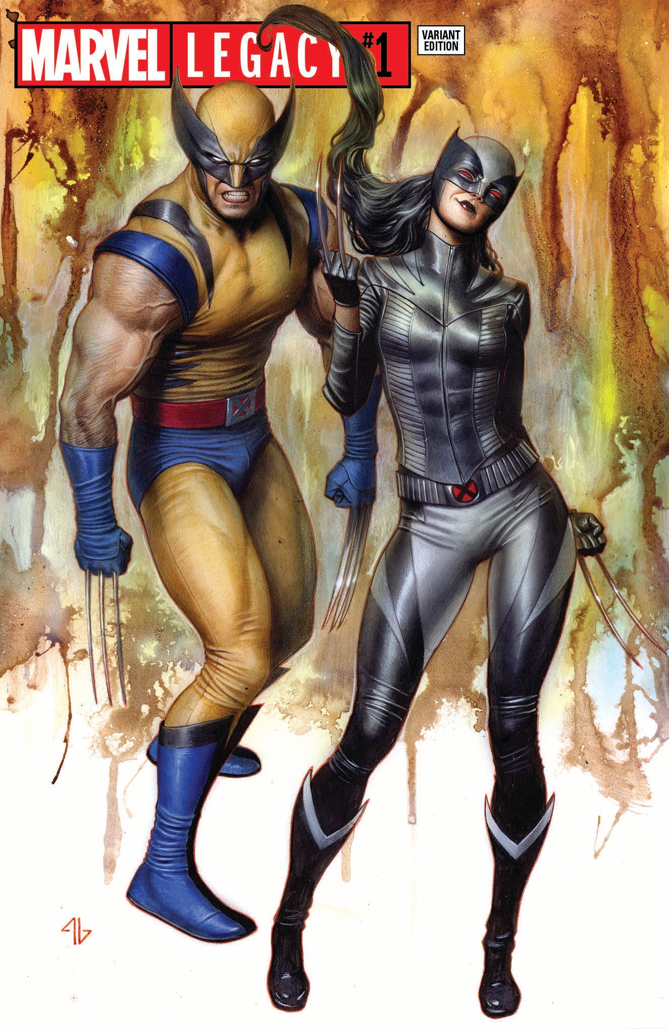Marvel Legacy 1 2017 NM Adi Granov Variant Wolverine X-23