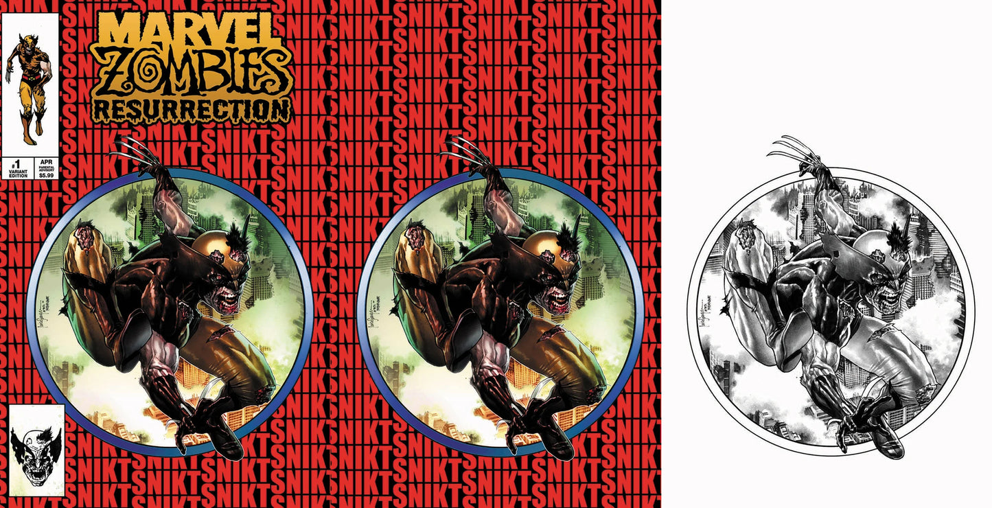 Marvel Zombies Resurrection #1 Mico Suayan Amazing Spider-Man 300 Homage Variant Wolverine (09/02/2020) Marvel