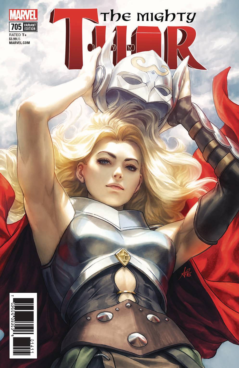 Mighty Thor 705 Marvel Legacy 2018 Stanley Lau Artgerm Variant