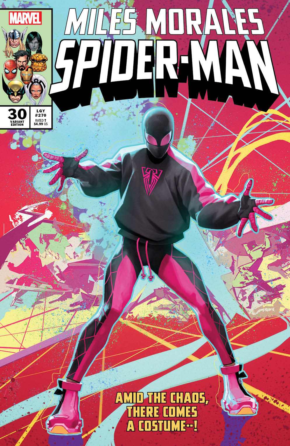 Miles Morales Spider-Man #30 Skan Srisuwan Variant (09/29/2021) Marvel ...