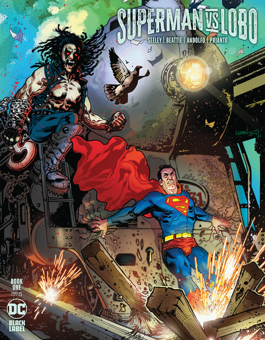 Superman Vs Lobo #1 (Of 3) C Tony Harris Variant (Mr) (08/24/2021) Dc