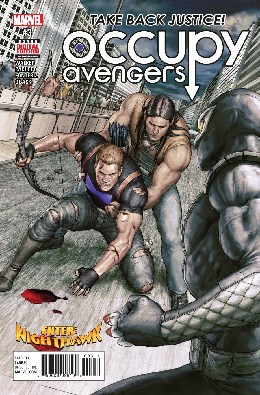 Occupy Avengers 3 Marvel Now 2016 Hawkeye Nighthawk