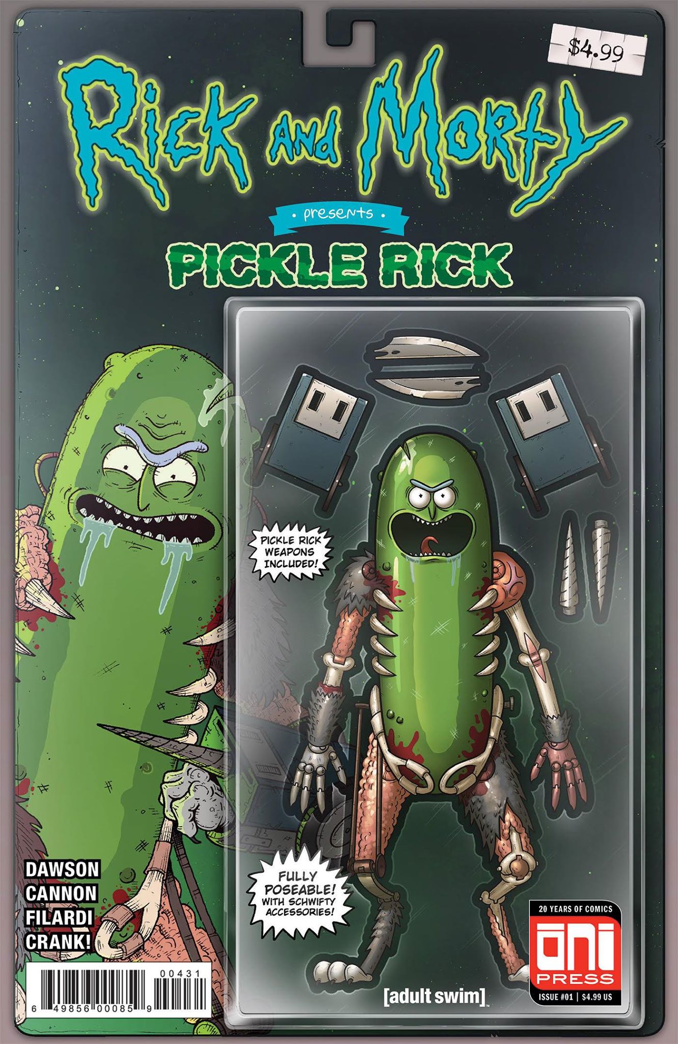 Rick & Morty Presents Pickle Rick 1 Oni Mike Vasquez Action Figure Variant (11/21/2018)