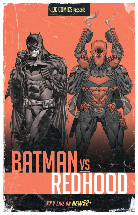 Batman Vs Robin #3 (Of 5) G Mario Fox Foccillo Fight Poster Batman vs Red Hood Card Stock Variant (11/08/2022) Dc