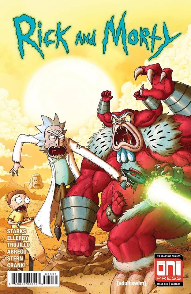 Rick And Morty 36 Oni Mike Vasquez Incredible Hulk 181 Homage Variant Wolverine (03/28/2018)