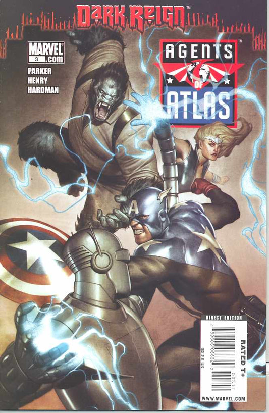 Agents of Atlas 3 A Marvel 2009 NM ADI GRANOV Dark Reign