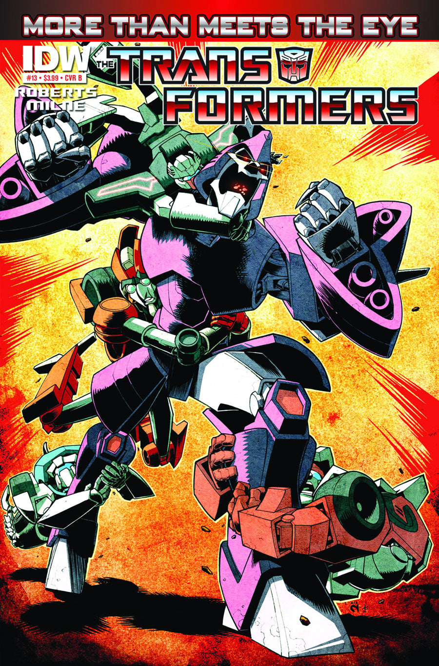 Transformers More Than Meets The Eye #13 B IDW 2013 Nick Roche Variant