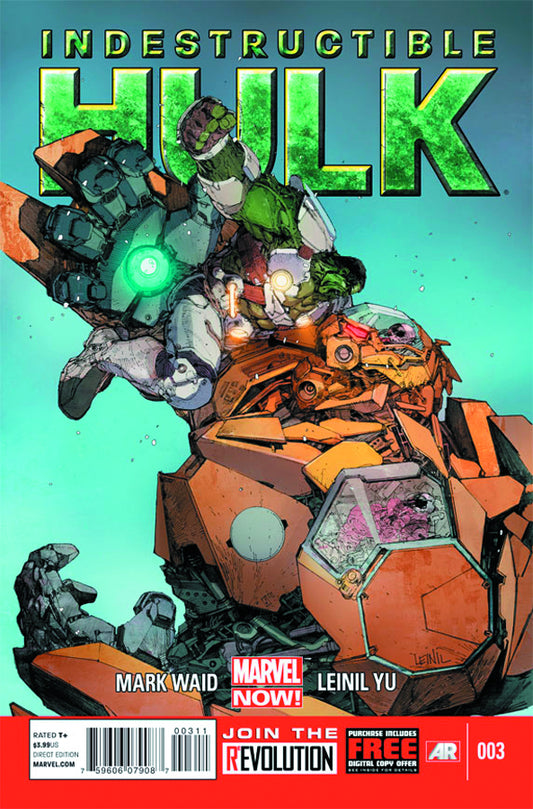 Indestructible Hulk #3 A Now Marvel 2013 Leinil Francis Yu Mark Waid