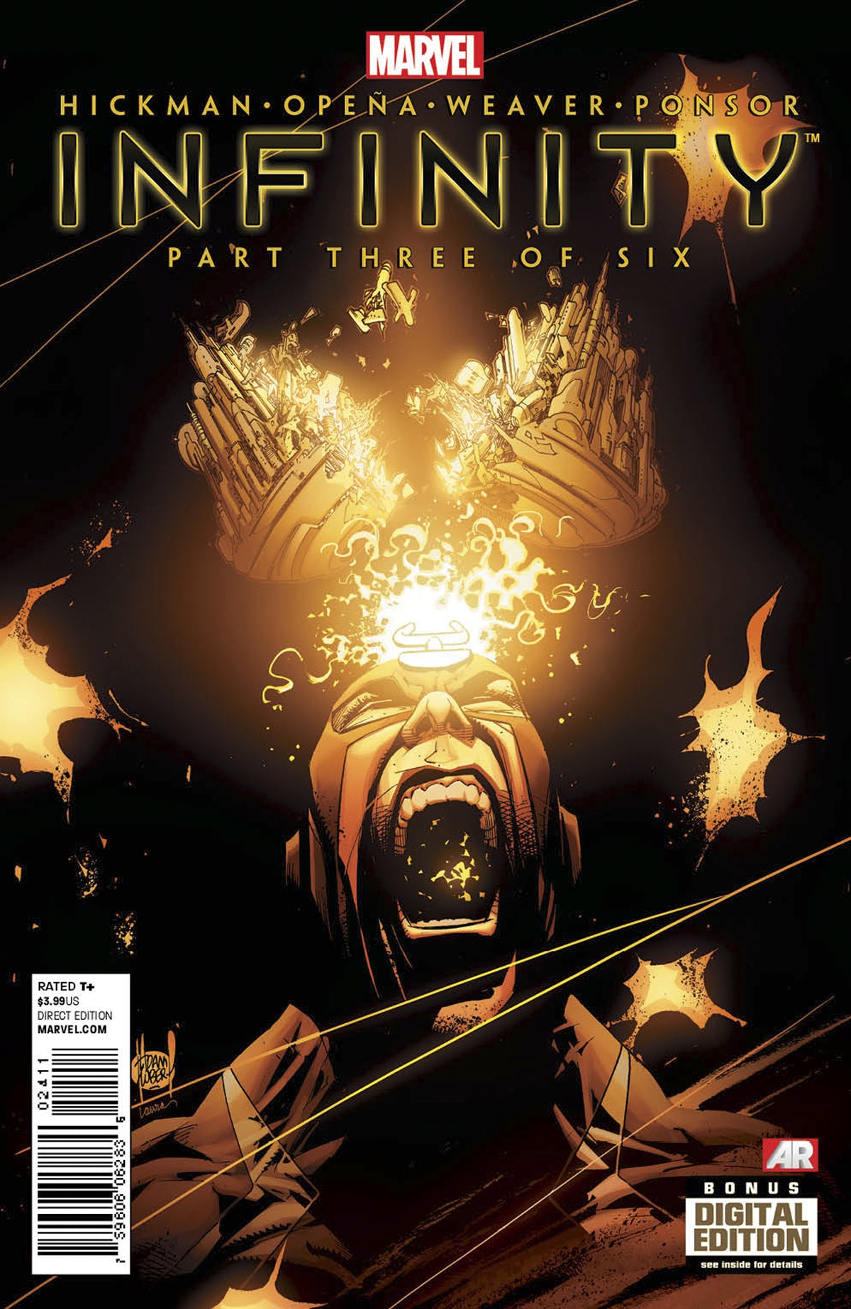 Infinity #3 A (Of 6) Marvel 2013 Adam Kubert Jonathan Hickman