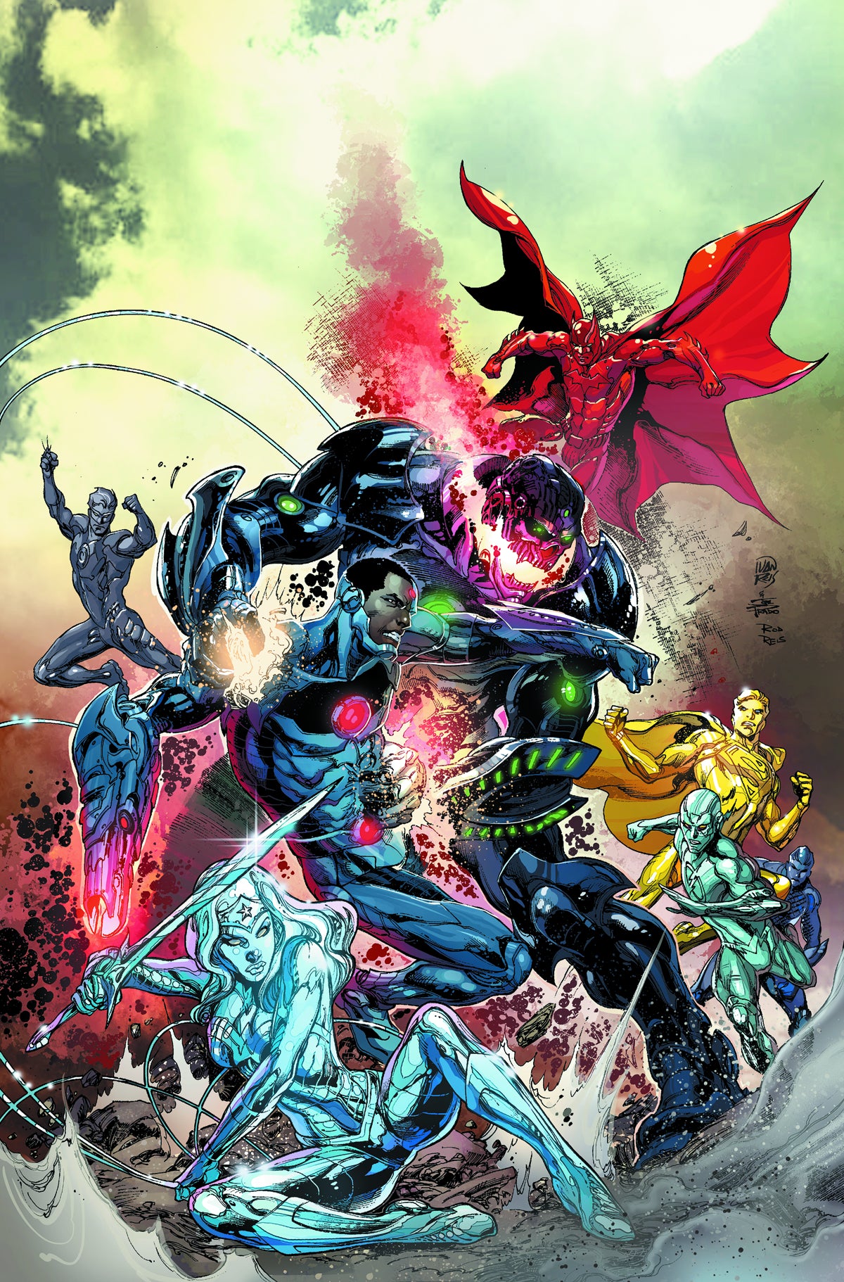 Justice League #29 A (Evil) DC 2014 Ivan Reis Geoff Johns