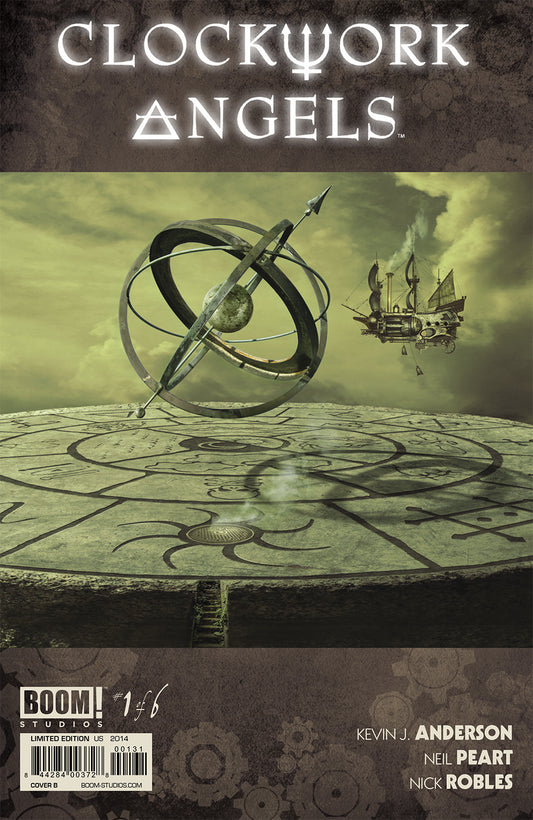 RUSH CLOCKWORK ANGELS #1 B Boom 2014 1:15 Hugh Syme Variant Neil Peart