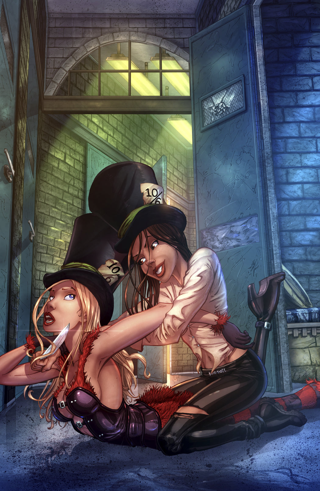 Grimm Fairy Tales GFT WONDERLAND ASYLUM #4 (OF 5) C EHNOT Zenescope