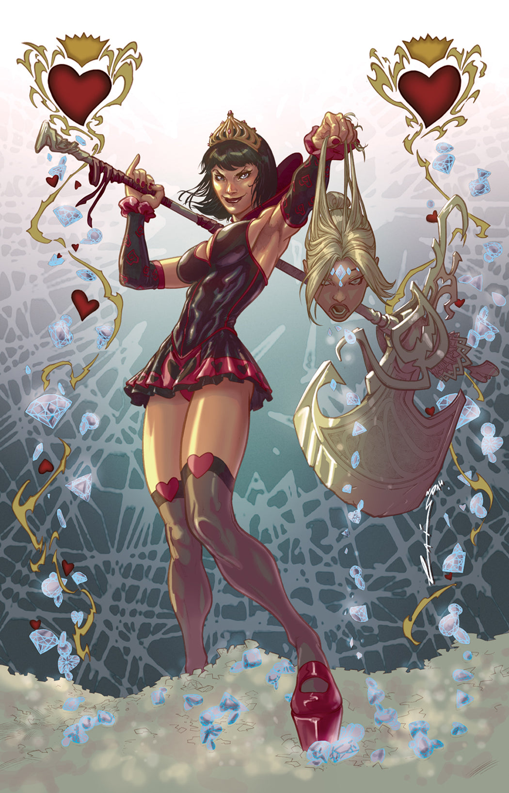 Grimm Fairy Tales GFT WONDERLAND CLASH OF QUEENS #4 (OF 5) C LAISO (AOFD) Zenescope