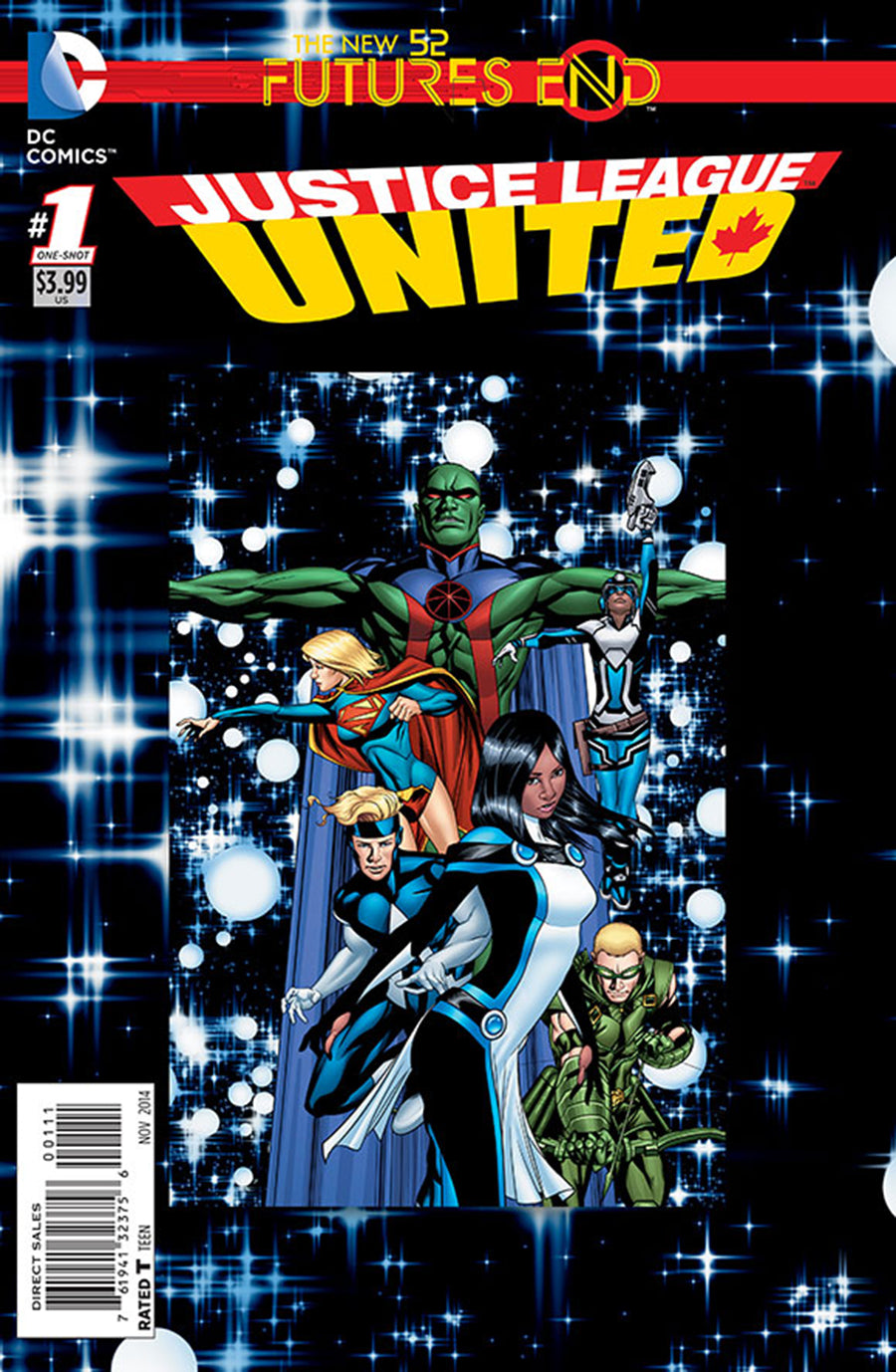 Justice League United Futures End #1 A DC 2014 Jeff Lemire Mike Mckone