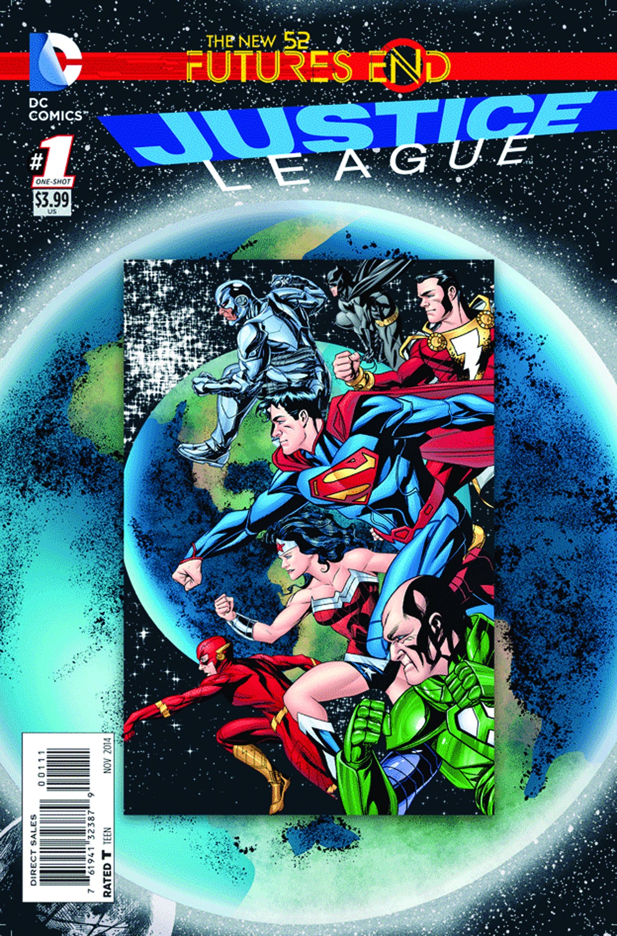 Justice League Futures End #1 A DC 2014 Jeff Lemire Mike Mckone