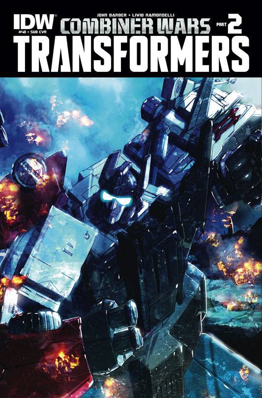 TRANSFORMERS #40 B IDW 2015 Livio Ramondelli Variant Combiner Wars