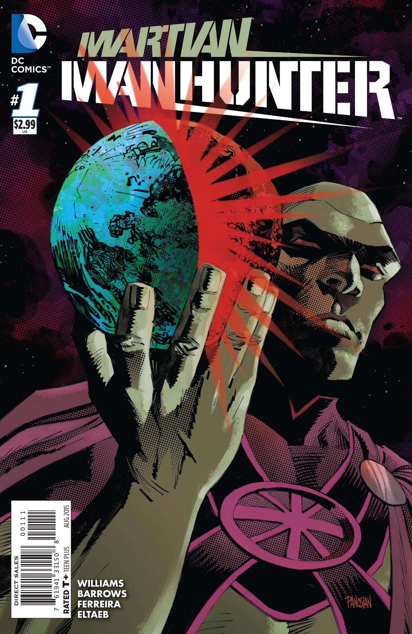 Martian Manhunter #1 A 4Th Series DC 2015 Rob Williams Dan Panosian