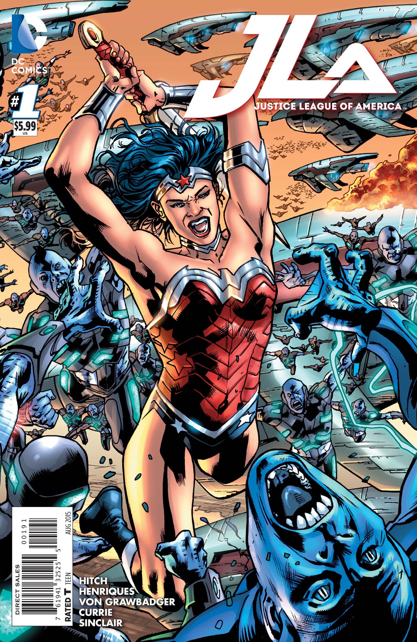 Justice League Of America #1 I Var DC 2015 Bryan Hitch