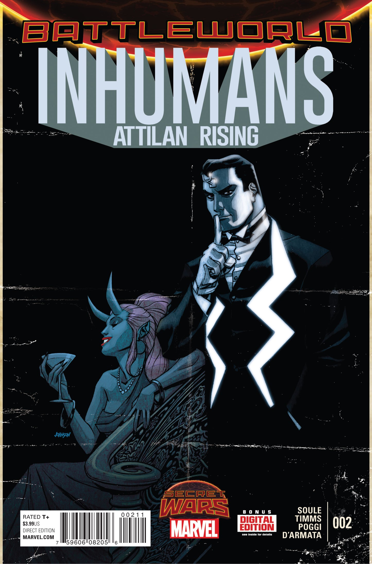 Inhumans Attilan Rising #2 A Swa Marvel 2015 Charles Soule Dave Johnson
