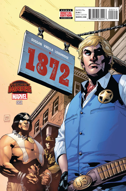 1872 #2 Marvel 2015 Leonard Kirk Gerry Duggan Secret Wars Bullseye Elektra
