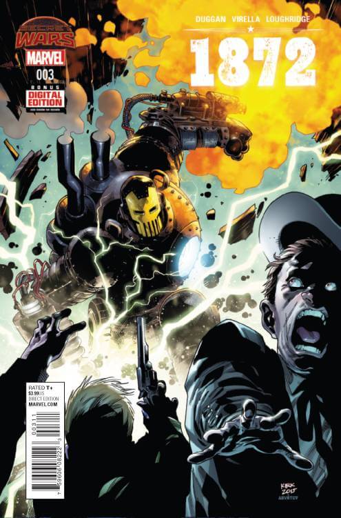 1872 #3 Marvel 2015 Leonard Kirk Gerry Duggan Secret Wars Iron Man Hulk