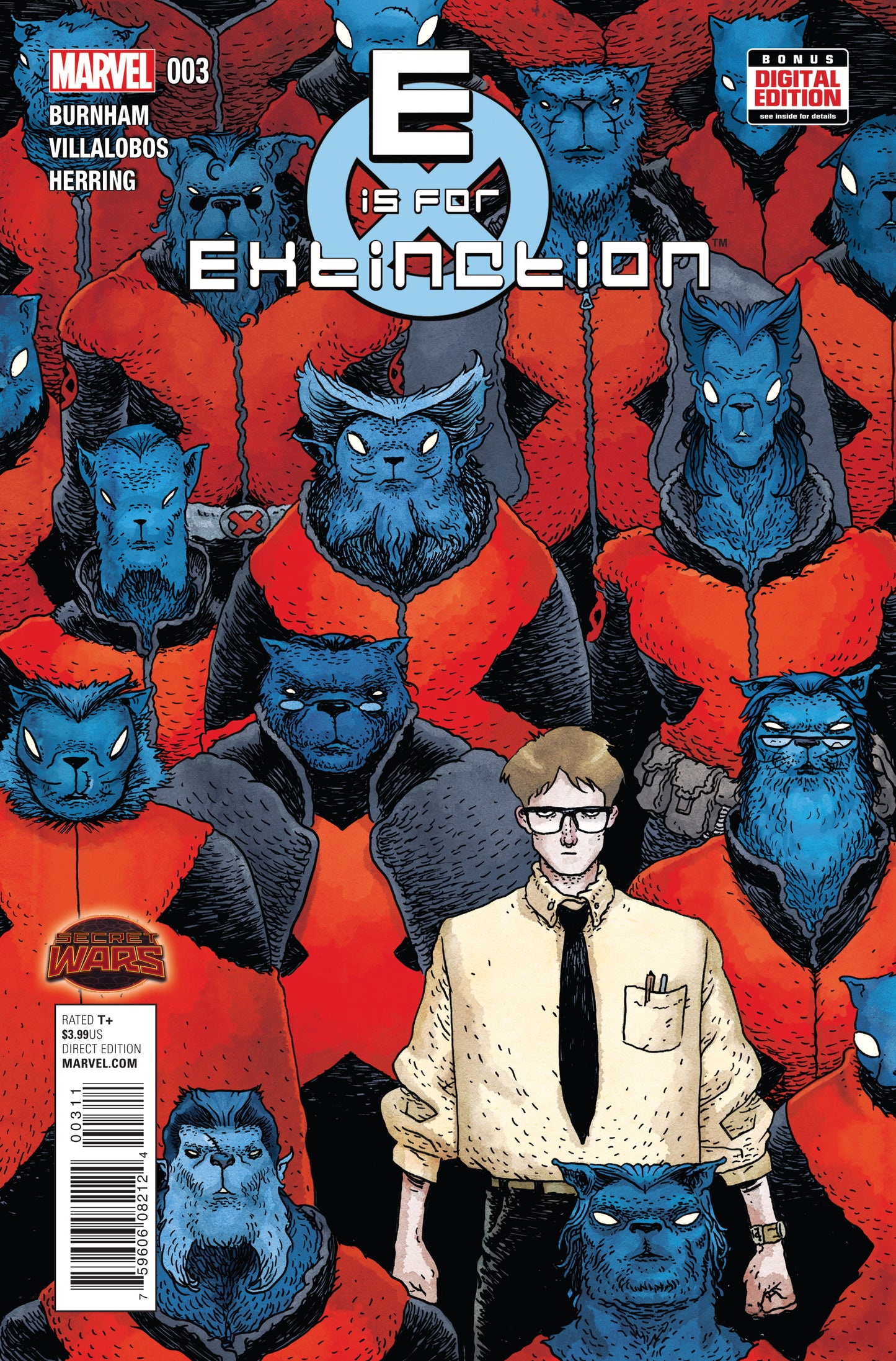 E Is For Extinction #3 A Marvel 2015 Ian Bertram Chris Burnham X-Men Secret Wars