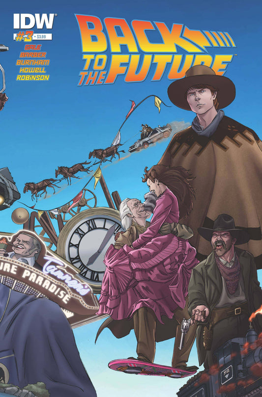 Back To The Future 3 A IDW 2015 NM Dan Schoening