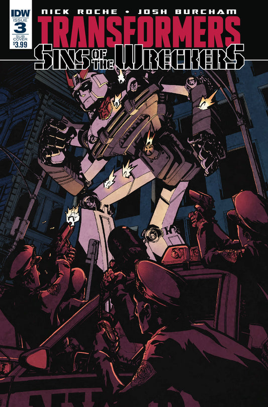 TRANSFORMERS SINS OF WRECKERS #3 B (OF 5) IDW 2016 NM David LaFuente SUBSCRIPTION Variant