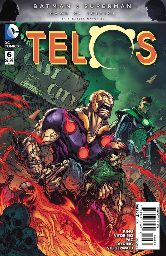 Telos #6 DC 2016 Jonboy Meyers Jeff King Green Lantern Parallax