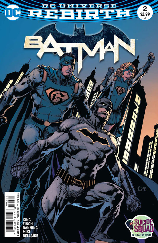 BATMAN #2 A DC 2016 David Finch Tom King Gotham Girl