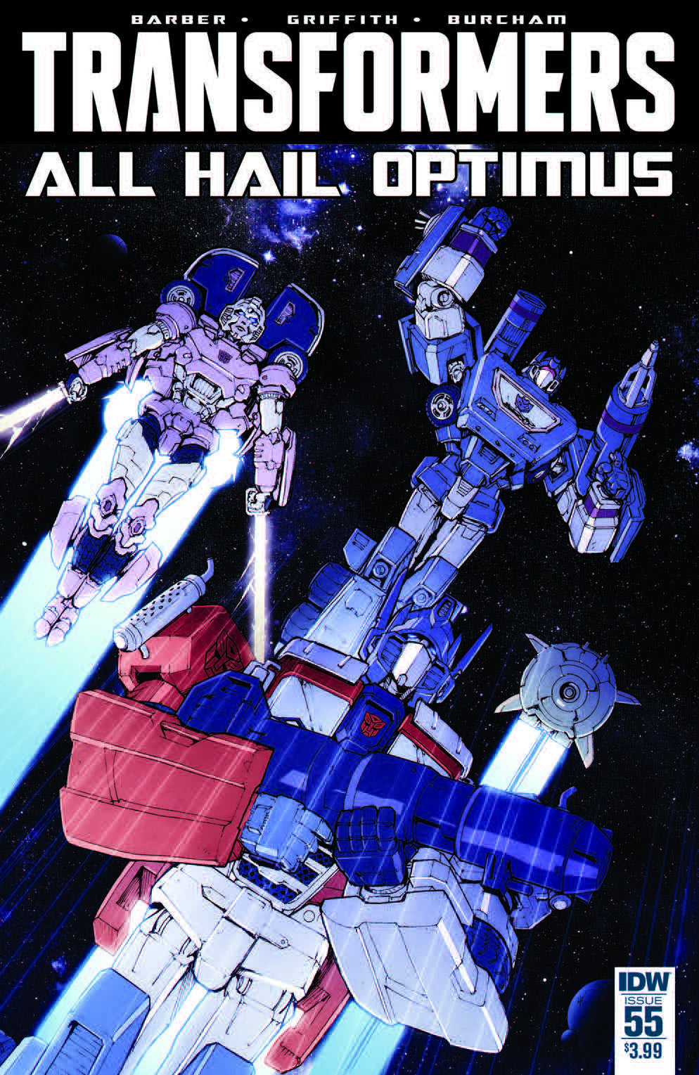 TRANSFORMERS #55 A IDW 2016 Andrew Griffith John Barber