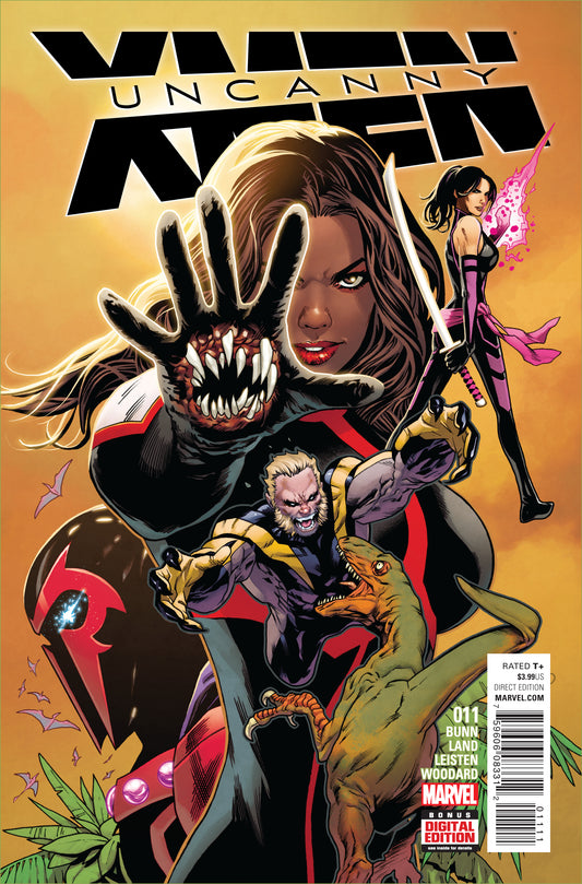 UNCANNY X-MEN #11 MARVEL 2016 Greg Land Cullen Bunn