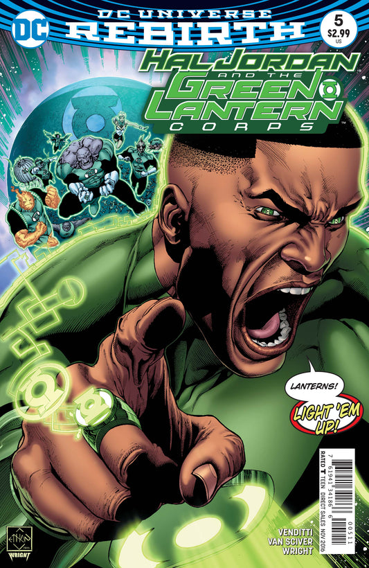 HAL JORDAN AND THE GREEN LANTERN CORPS #5 A DC 2016 Ethan Van Sciver Robert Venditti