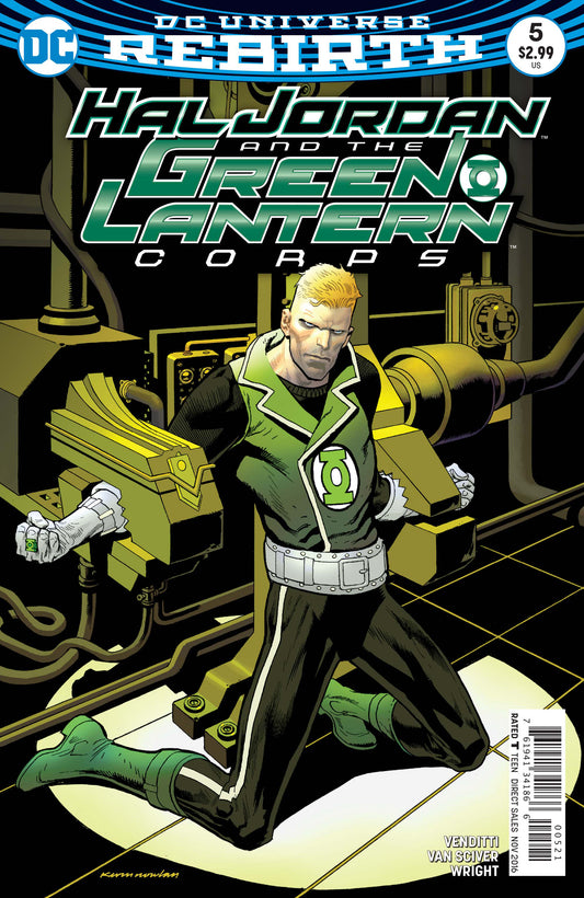 HAL JORDAN AND THE GREEN LANTERN CORPS #5 B DC 2016 Kevin Nowlan Variant