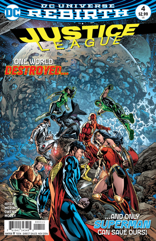 Justice League #4 A DC 2016 Bryan Hitch Fernando Pasarin