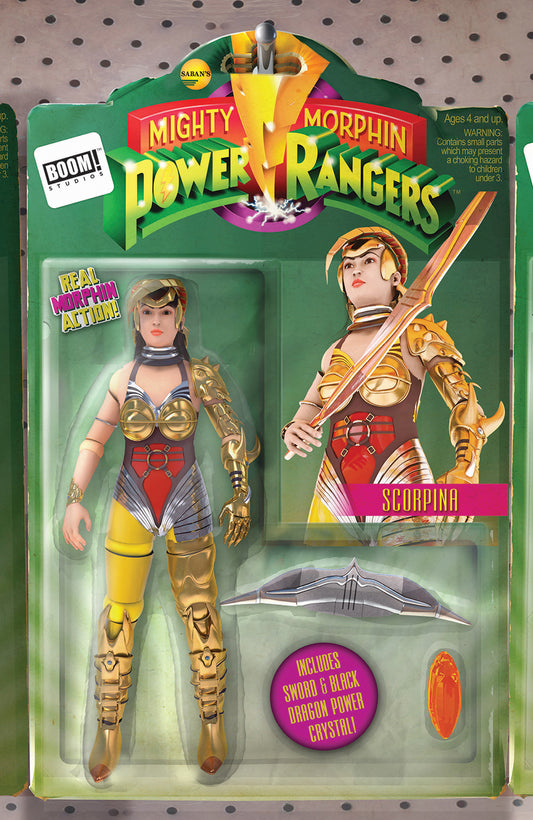 MIGHTY MORPHIN POWER RANGERS #9 Boom 2016 Scorpina Action Figure Variant 1st Lord Drakkon