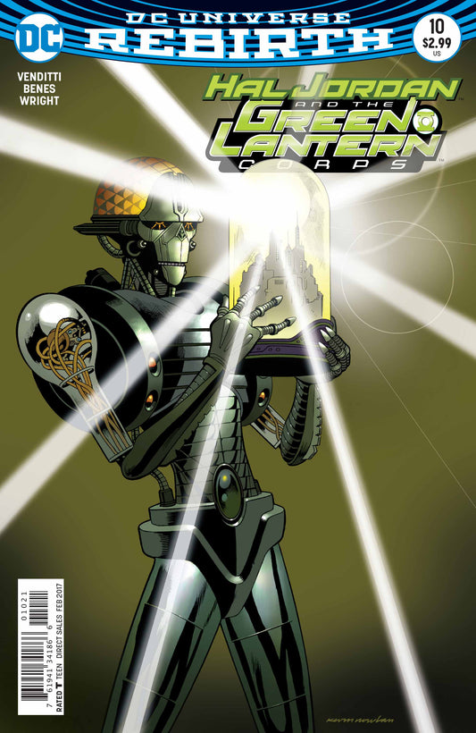 HAL JORDAN AND THE GREEN LANTERN CORPS #10 B DC 2017 Kevn Nowlan Variant