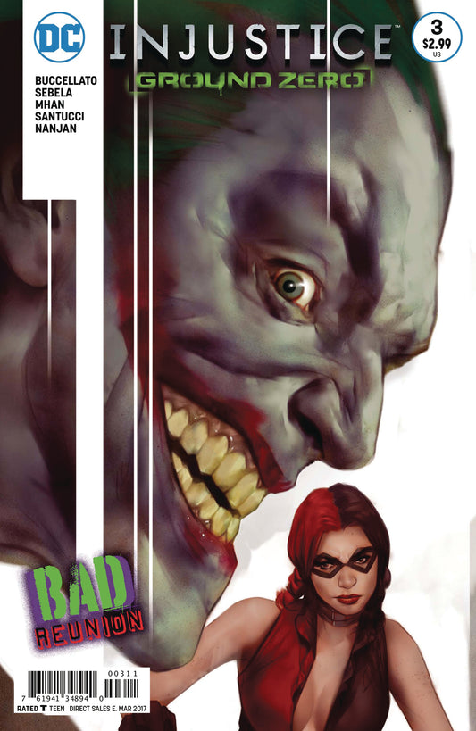 Injustice Ground Zero #3 DC 2017 NM Ben Oliver Harley Quinn Joker - Golden Apple Comics