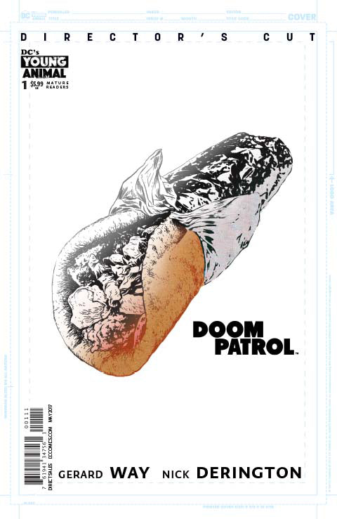 DOOM PATROL DIRECTORS CUT #1 DC 2017 Nick Derington Gerard Way