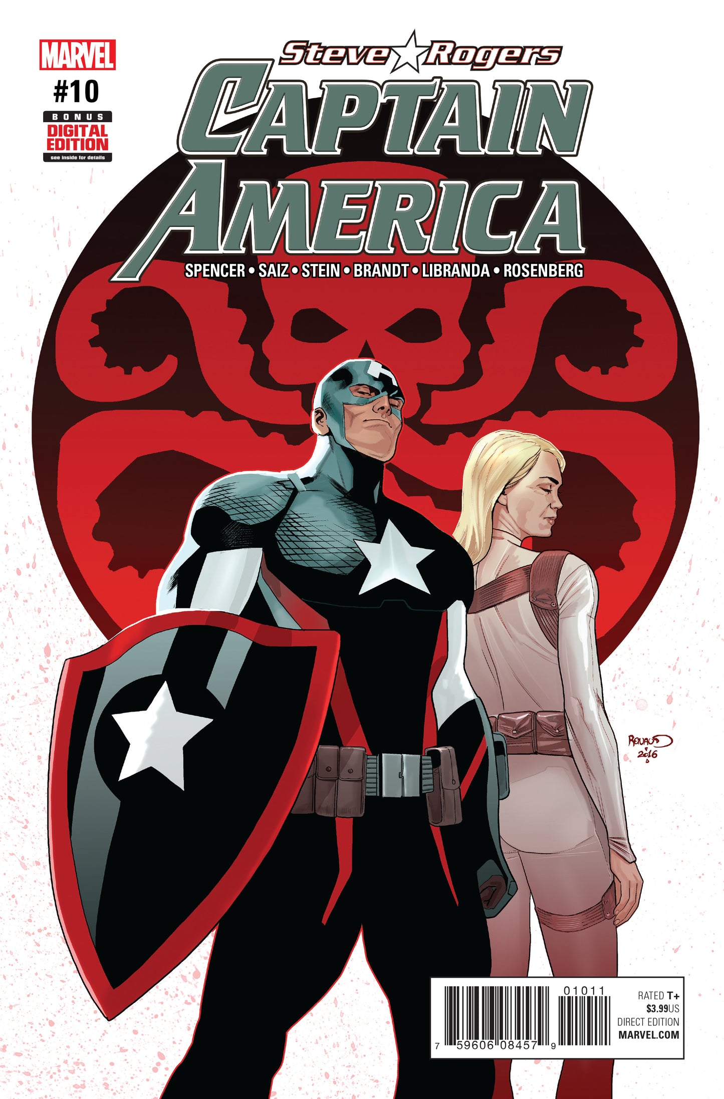 Captain America Steve Rogers #10 Marvel 2017 Paul Renaud Nick Spencer Hydra