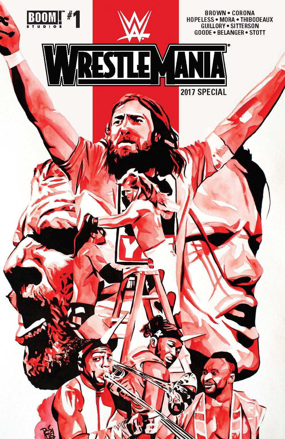 WWE WRESTLEMANIA 2017 SPECIAL #1 A Rob Schamberger Shawn Michaels Razor Ramon