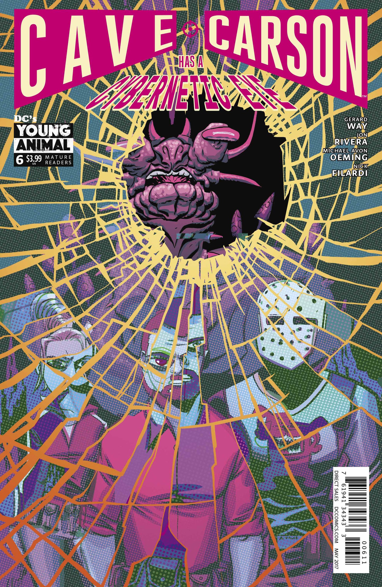 Cave Carson Has A Cybernetic Eye #6 A DC 2017 Michael Avon Oeming Gerard Way