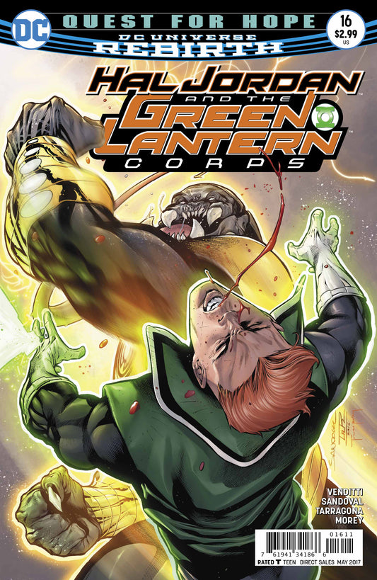 HAL JORDAN AND THE GREEN LANTERN CORPS #16 A DC 2017 Rafael Sandoval Robert Venditti