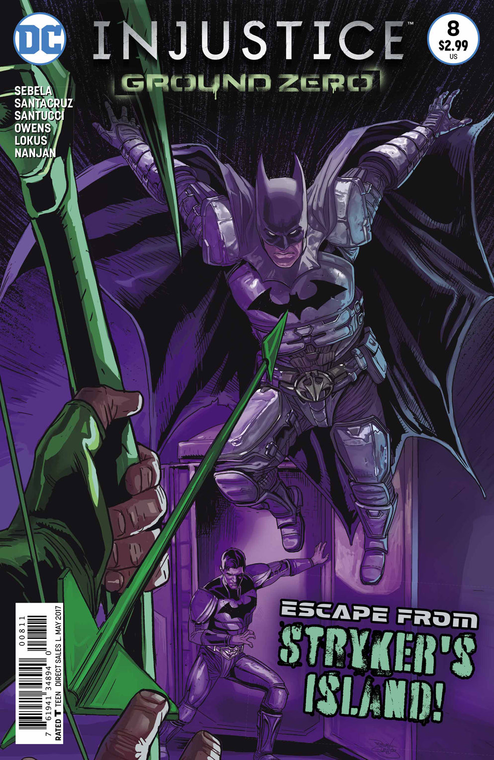 Injustice Ground Zero #8 DC 2017 VF NM Renato Guedes Batman Green Arrow - Golden Apple Comics