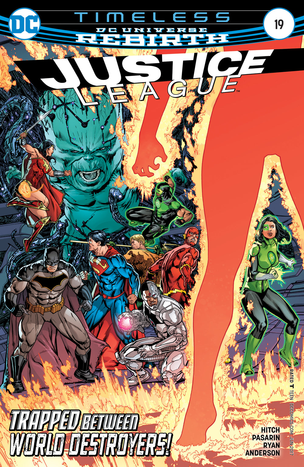 Justice League #19 A DC 2017 Bryan Hitch Fernando Pasarin