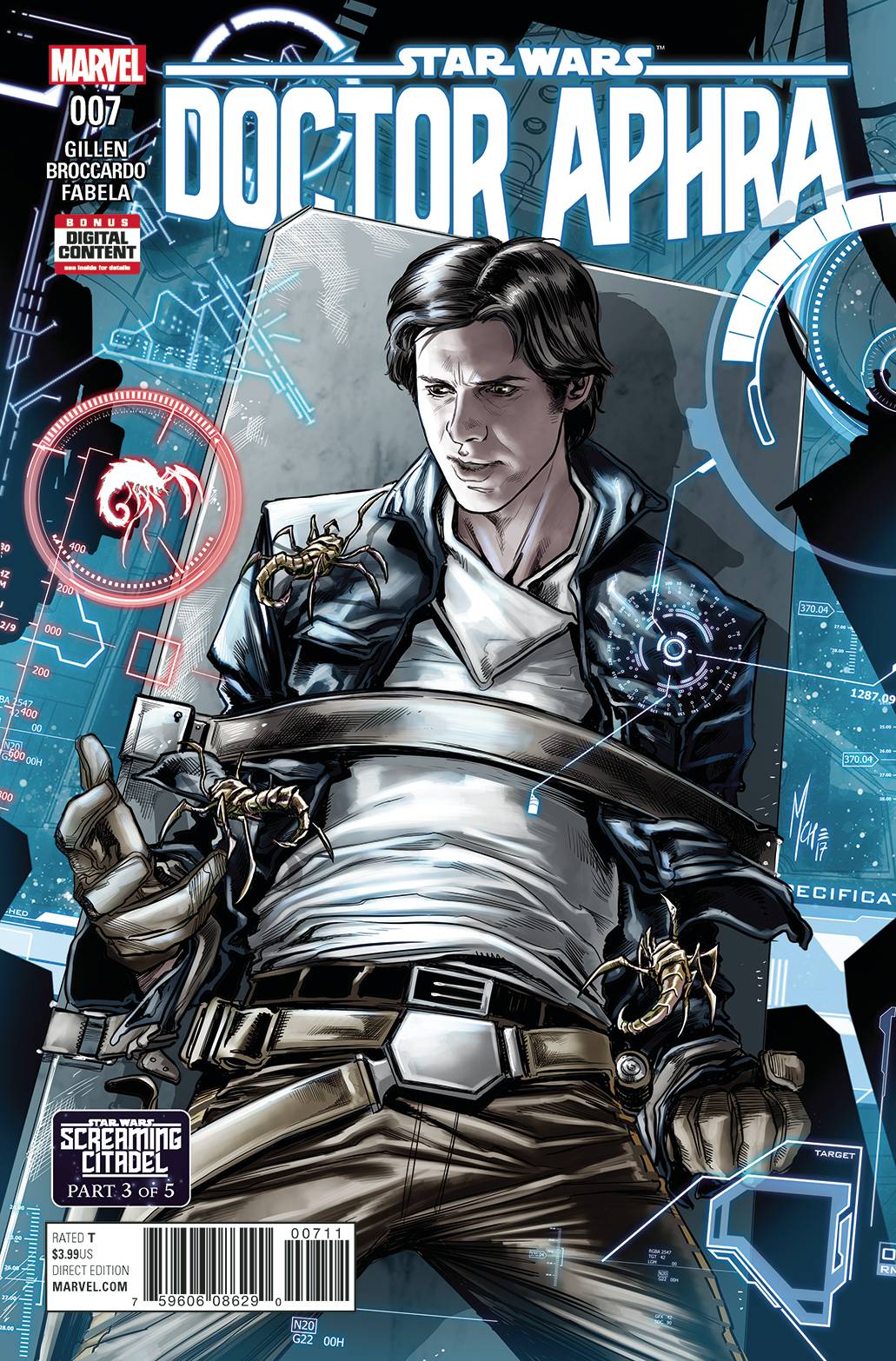 Star Wars Doctor Aphra #7 A Marvel 2017 Marco Checchetto Kieron Gillen Han Solo Bondage